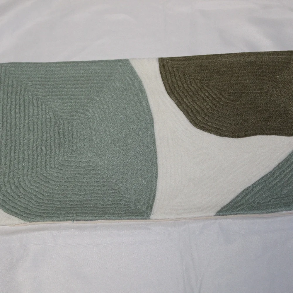 West Elm Color Block Textured Pillow Cover.